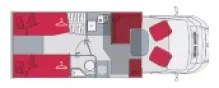 Grundriss Tag Solifer Emotion T 690 EDB REISEMOBILWOCHEN bis Ostern 26
