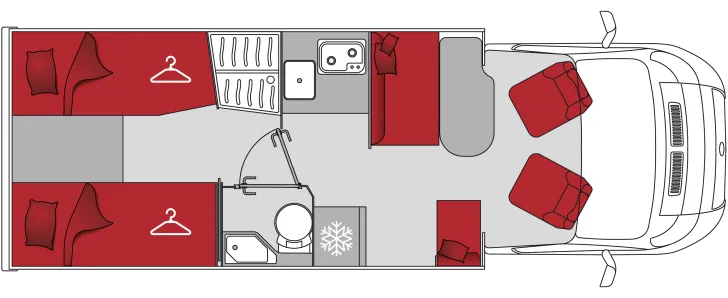 Grundriss Tag Solifer Emotion T 690 E STARK REDUZIERT! -17.895€