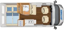 Grundriss Tag Hymer Camper Van Grand Canyon Automatik 180 PS Lifepo