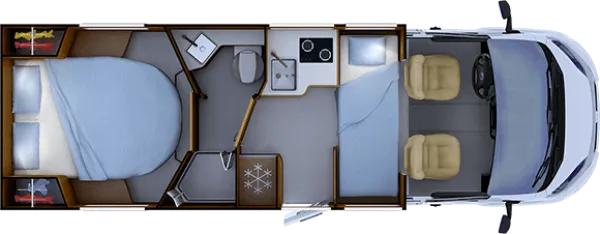 Nachtgrundriss Rapido C 86