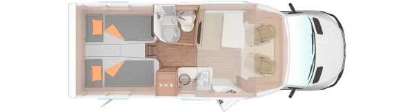 Tagesgrundriss Weinsberg CaraCompact EDITION PEPPER Suite 640 MEG Tagesgrundriss Weinsberg CaraCompact EDITION PEPPER Suite 640 MEG