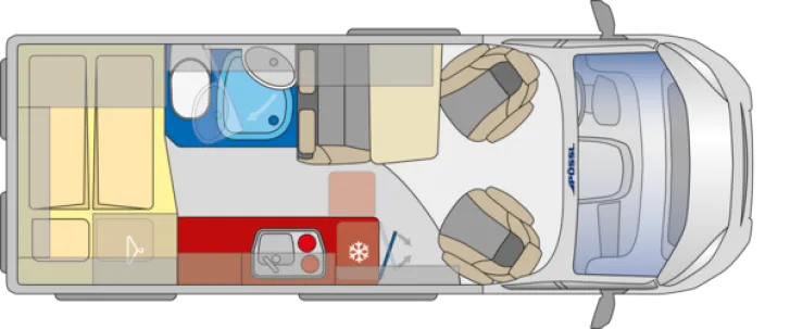 Grundriss Tag Pössl H-Line Summit 600 Plus Aktionspreis!