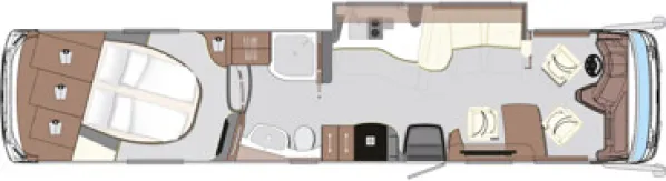 Tagesgrundriss Concorde Centurion 1200 GSI Tagesgrundriss Concorde Centurion 1200 GSI