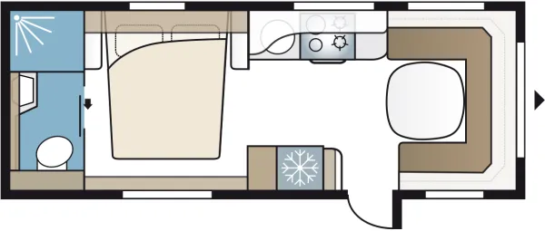 Tagesgrundriss Kabe Imperial 630 TDL E8 Tagesgrundriss Kabe Imperial 630 TDL E8