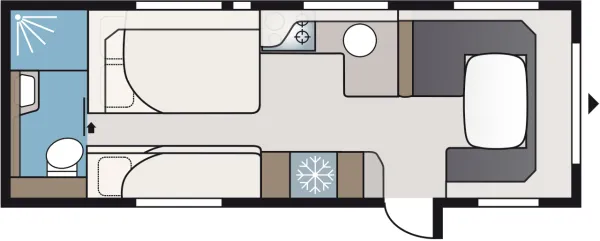 Tagesgrundriss Kabe Imperial 740 CTDL E9 Tagesgrundriss Kabe Imperial 740 CTDL E9