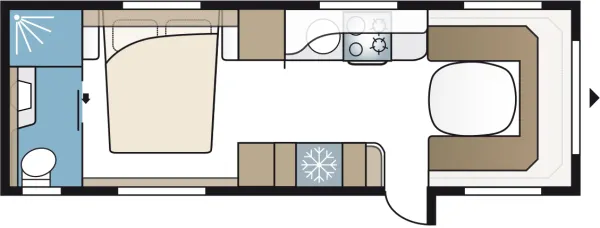 Tagesgrundriss Kabe Imperial 780 TDL E8 Tagesgrundriss Kabe Imperial 780 TDL E8