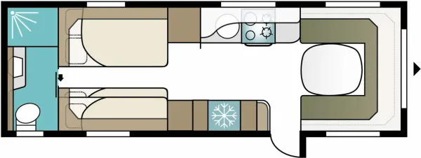 Tagesgrundriss Kabe Imperial 780 TDL E9 Tagesgrundriss Kabe Imperial 780 TDL E9