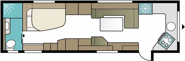 Tagesgrundriss Kabe Imperial 880 TDL FK E5