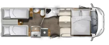 Grundriss Tag Eura Mobil Integra 760 EF