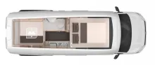 Grundriss Nacht Knaus BoxDrive 600 XL