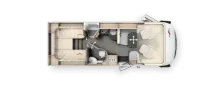 Grundriss Tag Malibu I 490 LE Touring 180 PS / Automatik, 630