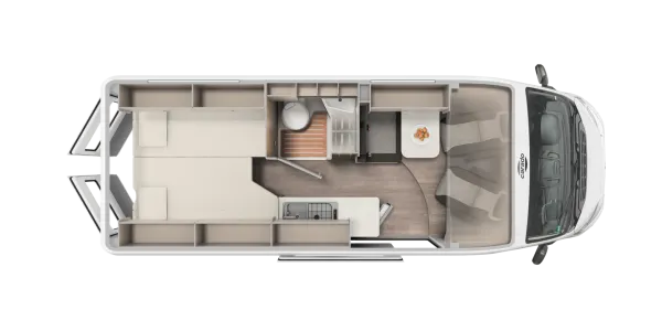 Tagesgrundriss Carado CV 640