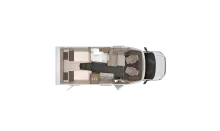 Grundriss Tag Knaus Van TI 640 MEG VANSATION MAN