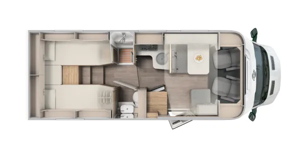 Tagesgrundriss Carado T 447 EDITION25