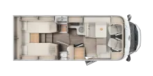 Grundriss Tag Carado T 447 Pro+ UPE: 90.778,-
