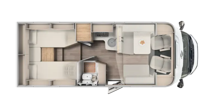 Grundriss Tag Carado T 448 Pro+ UPE: 87.329,-