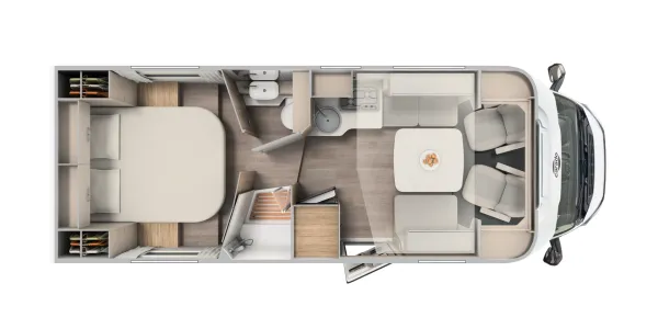 Tagesgrundriss Carado T 459