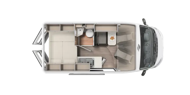 Grundriss Tag Carado CV 540 PRO UPE: 77011,-
