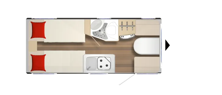 Grundriss Tag Bürstner Premio Life 480 TL ! Mover und Klimaanlage !