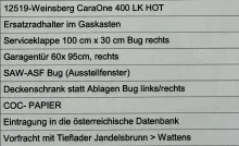 Fahrzeugbild Weinsberg CaraOne EDITION HOT 400 LK #3