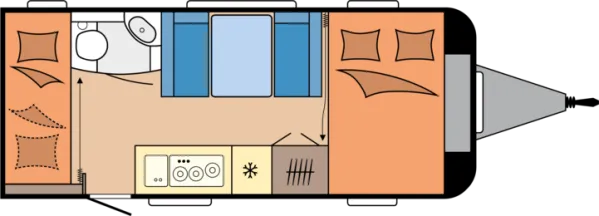 Tagesgrundriss Hobby Excellent Edition 490 KMF