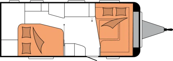 Nachtgrundriss Hobby Prestige 560 WLU