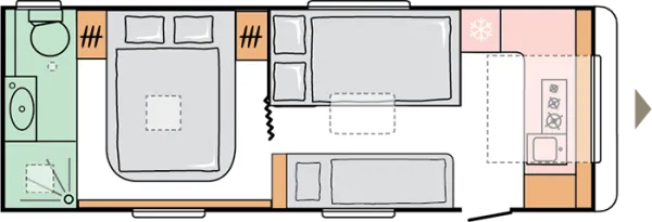 Nachtgrundriss Adria Alpina 663 HT