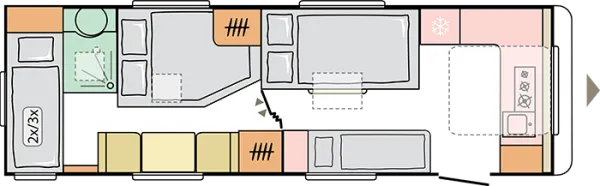 Nachtgrundriss Adria Alpina 753 HK Nachtgrundriss Adria Alpina 753 HK