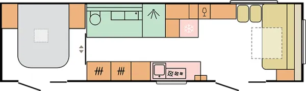 Tagesgrundriss Adria Astella 904 DP