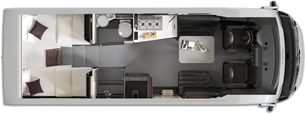 Tagesgrundriss Adria Supersonic 780 DL Tagesgrundriss Adria Supersonic 780 DL