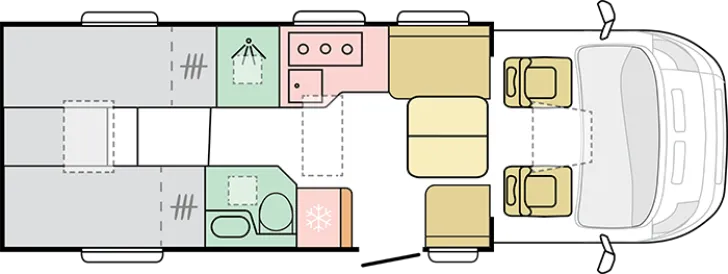Grundriss Tag Adria Coral ALL-IN 650 DL