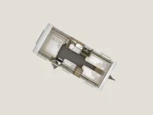 Grundriss Nacht Tabbert Cazadora 550 E 2,3 SALE % / UVP44317Euro