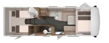 Grundriss Nacht Knaus LIVE / L!VE I 900 LEG