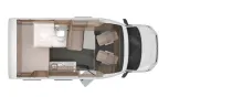 Grundriss Tag Knaus Tourer VAN Vansation 500 MQ