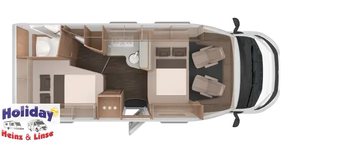 Grundriss Tag Knaus L!VE TI 650 MF Platinum Selection 140 PS Schalter