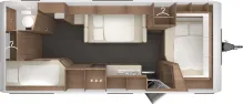 Grundriss Nacht Tabbert Senara 620 DMK 2,5 SALE% / UVP55443Euro