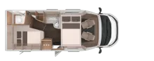 Grundriss Tag Knaus L!VE WAVE 650 MF Platinum Selection 140 PS Schalter
