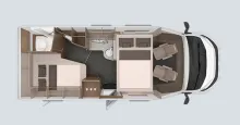 Grundriss Nacht Knaus L!VE WAVE 650 MF Live Wave