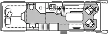 Grundriss Tag Morelo Palace 88 LB Vorführfahrzeug