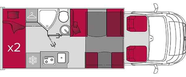 Tagesgrundriss Pilote Pacific P690S Expression Tagesgrundriss Pilote Pacific P690S Expression
