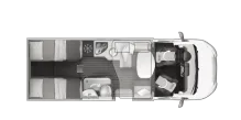 Grundriss Tag Roller Team Kronos 285 TL Top Ausstattung!