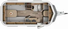 Grundriss Tag Hymer Eriba Eriba Touring 540 ***RABATT: 6.980,00 EURO***