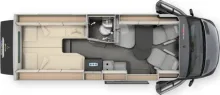 Grundriss Tag Malibu Genius 641 LE Mercedes GENIUS