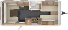 Grundriss Tag Tabbert Pantiga 550 E !! Sie sparen 17.551,- !!