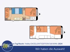 Bild 3 Hobby Excellent Edition 560 KMFe Modell 2024, 2000 kg