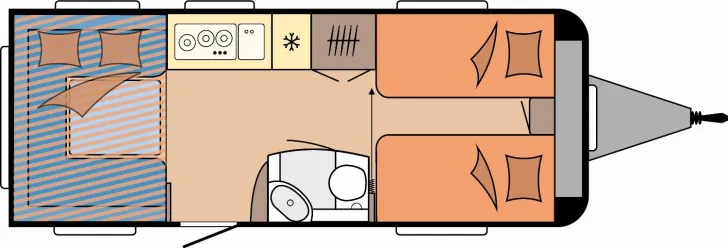 Grundriss Tag Hobby De Luxe 515 UHL Modell 2026