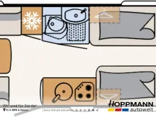 Grundriss Tag Dethleffs Nomad 460 EL