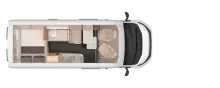 Grundriss Tag Knaus BoxLife PRO 600 Street - 60 Years