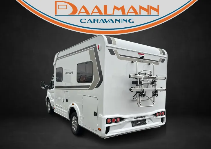 Schräg Hinten Weinsberg CaraLoft 550 MF 4Pakete TV BikeLift Rahmenfens