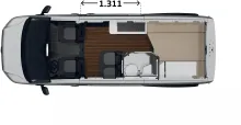 Grundriss Tag VW Grand California 600